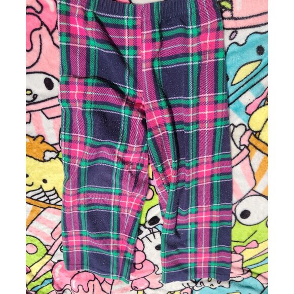 Carters Size 5 Panda Sweater Green Plaid Pants Pajamas Set of Two Christmas Fall - Picture 6 of 7